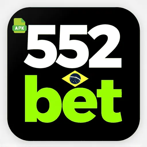 Imagem promovendo download do APK oficial 552bet para Android