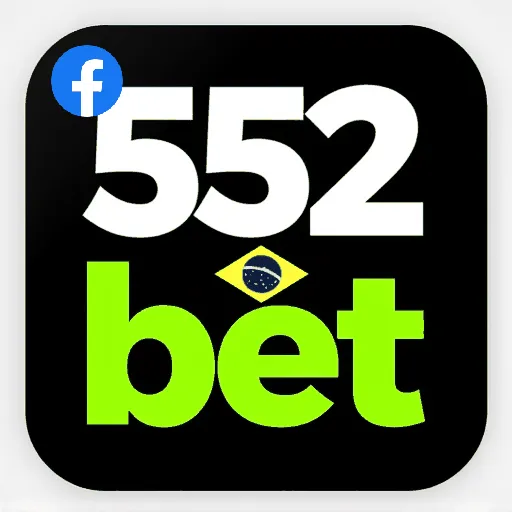 Imagem promovendo a página oficial da 552bet no Facebook